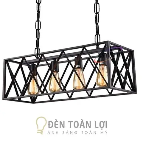 Đèn Thả Trần Khung Sắt