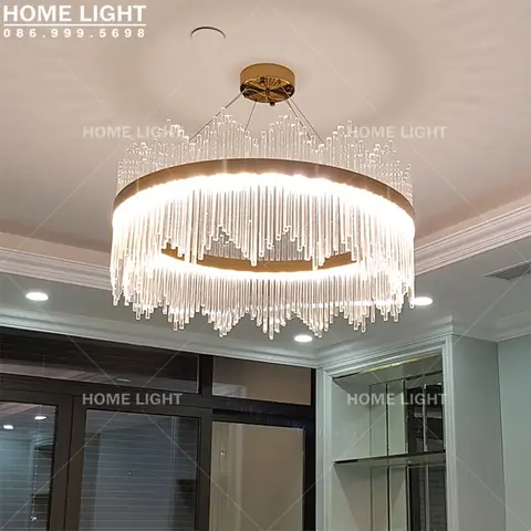 Đèn Thả Trần Pha Lê