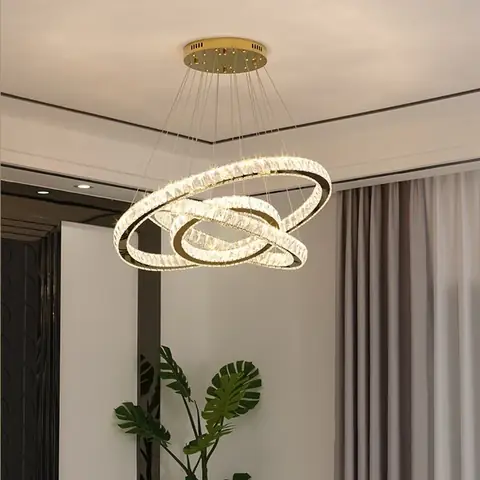 Đèn Thả Trần Pha Lê