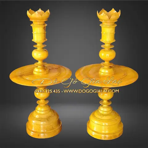 Đèn Thờ Bằng Gỗ Mít
