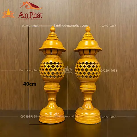Đèn Thờ Bằng Gỗ Mít