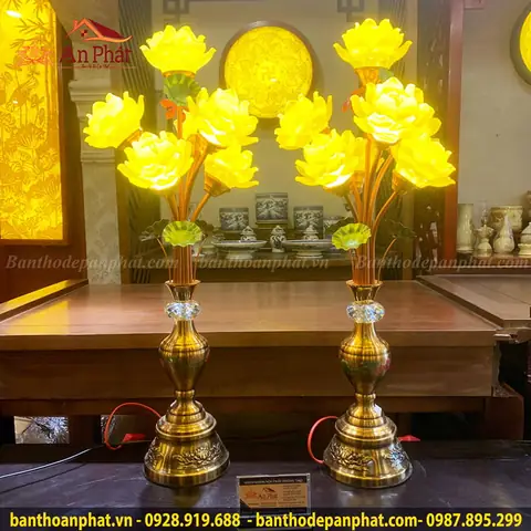 Đèn Thờ Điện Hoa Sen