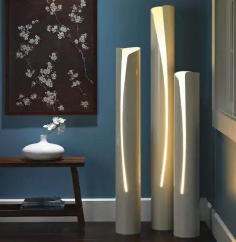 Đèn Trang Trí Bằng Ống Nhựa