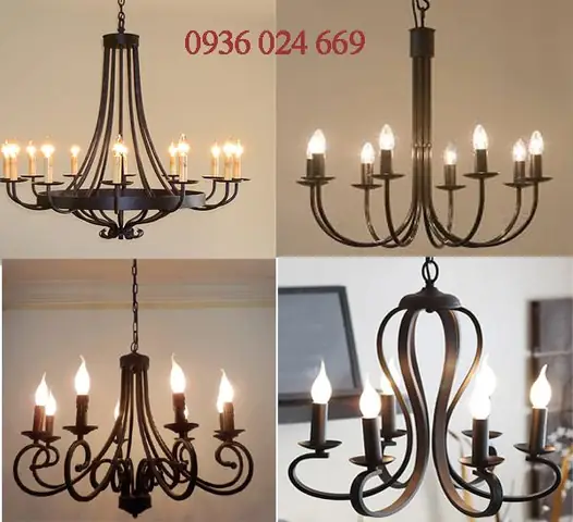 Đèn Trang Trí Bằng Sắt