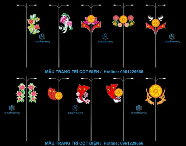 Đèn Trang Trí Cột Điện