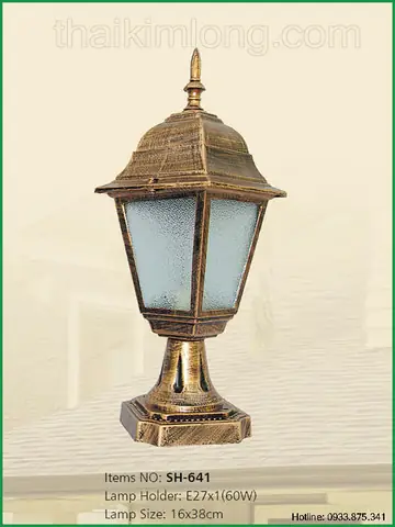 Đèn Trang Trí Đầu Cột