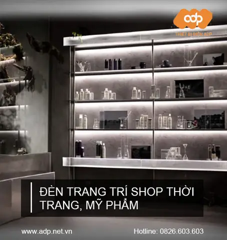 Đèn Trang Trí Shop Mỹ Phẩm