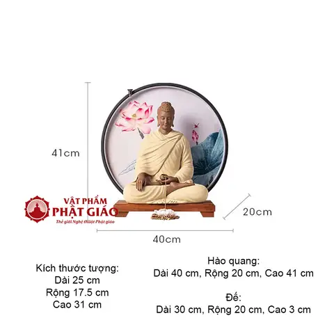 Đèn Trang Trí Tượng Phật