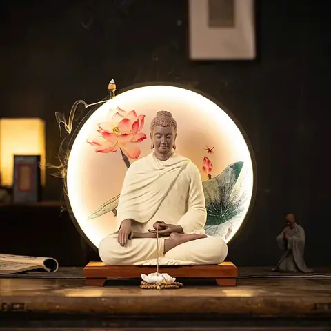 Đèn Trang Trí Tượng Phật