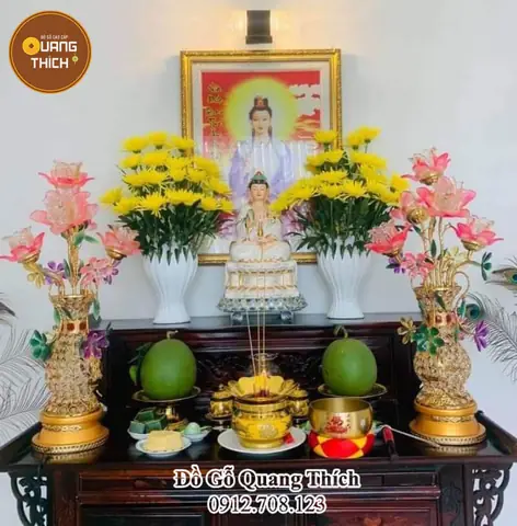 Đèn Trên Bàn Thờ Gia Tiên
