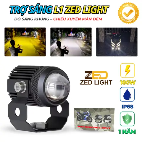 Đèn Trợ Sáng Mini Cos Vàng Pha Trắng