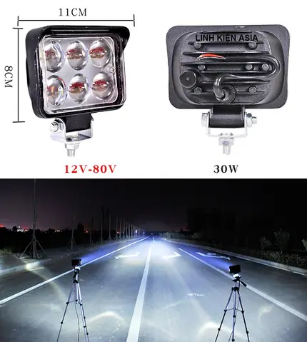 Đèn Trợ Sáng Xe Tải 12v
