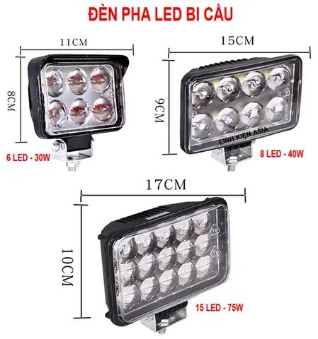 Đèn Trợ Sáng Xe Tải 12v