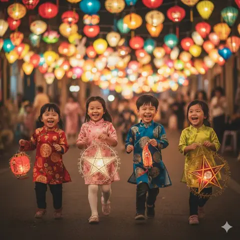 Đèn Trung Thu Cho Bé Gái