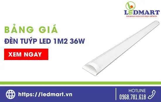 Đèn Tuýp Led 1m2 36w