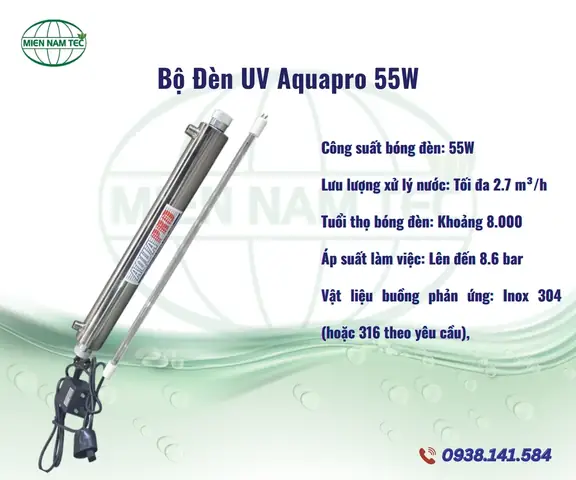 Đèn Uv Diệt Khuẩn 55w
