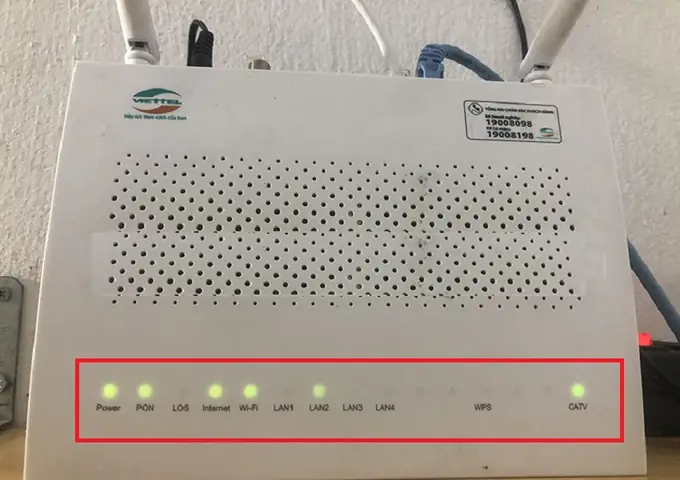 Đèn Wps Không Sáng Viettel