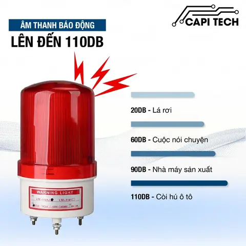 Đèn Xoay Cảnh Báo 12v