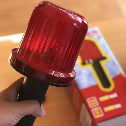 Đèn Xoay Cảnh Báo Dùng Pin