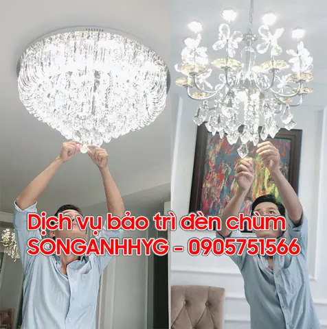 Dịch Vụ Vệ Sinh Đèn Chùm