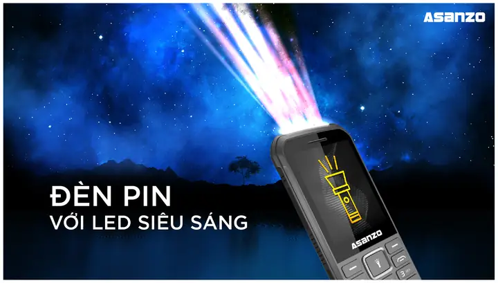 Điện Thoại Đèn Pin Siêu Sáng