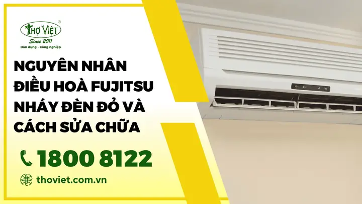Điều Hòa Fujitsu Nháy Đèn Xanh