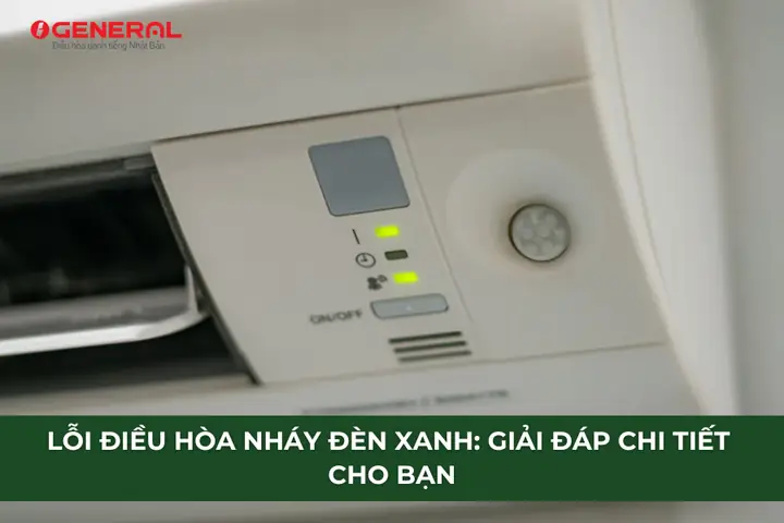 Điều Hoà General Nháy Đèn Đỏ