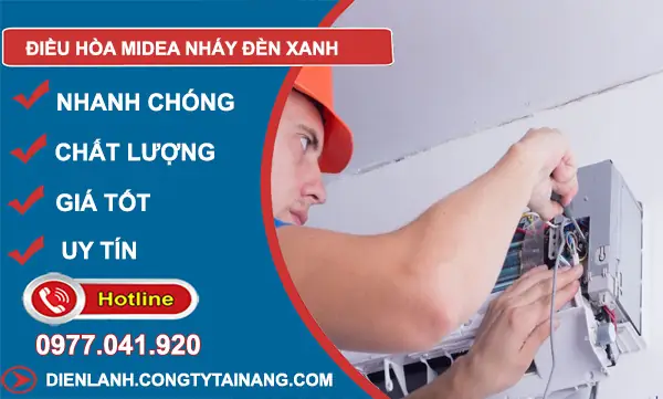 Điều Hòa Midea Nháy Đèn Xanh