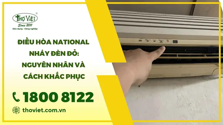 Điều Hoà National Nháy Đèn Vàng