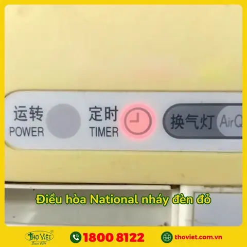 Điều Hoà National Nháy Đèn Vàng