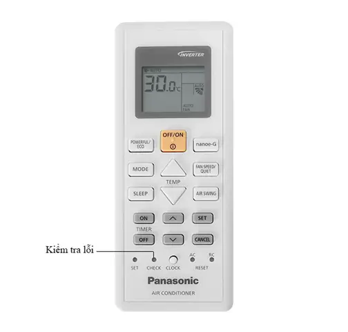 Điều Hoà Panasonic Báo Đèn Vàng Timer