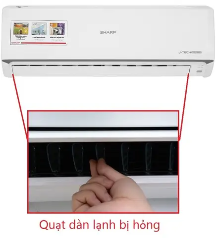 Điều Hoà Sharp Báo Đèn Đỏ
