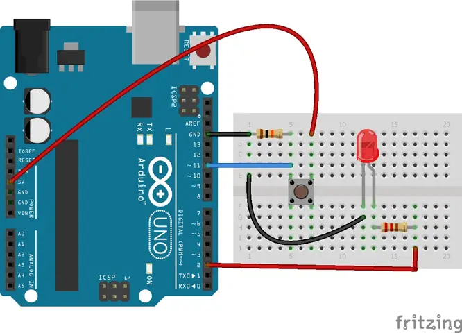 Điều Khiển Đèn Led Arduino