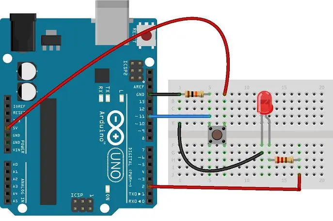 Điều Khiển Đèn Led Bằng Arduino