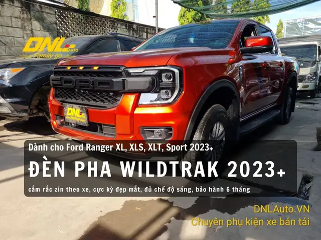 Độ Đèn Ford Ranger Wildtrak