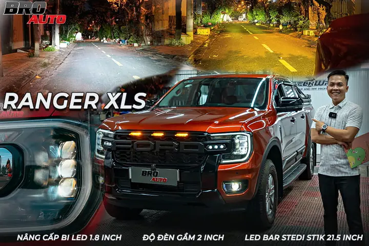 Độ Đèn Ford Ranger Xls
