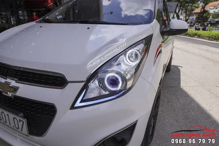 Độ Đèn Xe Chevrolet Spark
