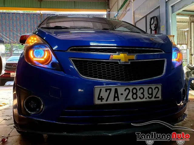 Độ Đèn Xe Chevrolet Spark