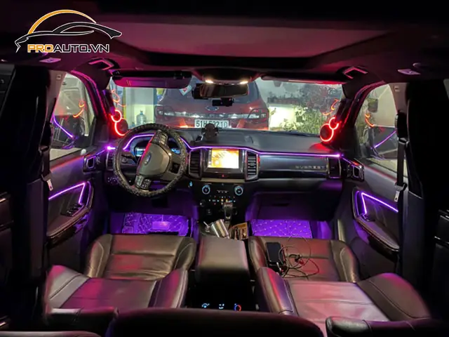 Độ Đèn Xe Ford Everest