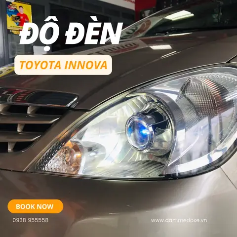 Độ Đèn Xe Innova 2009
