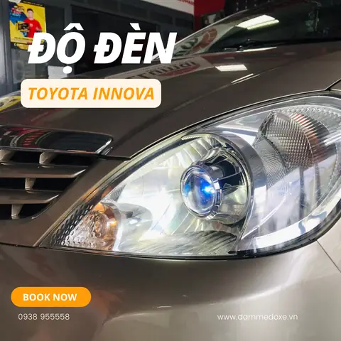 Độ Đèn Xe Innova 2009