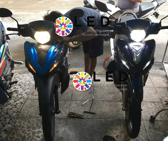 Độ Đèn Xe Wave Alpha