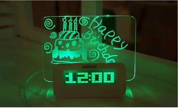 Đồng Hồ Báo Thức Đèn Led