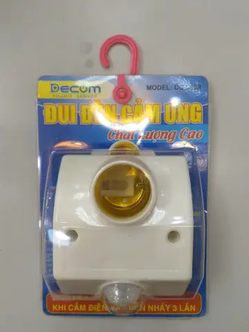 Đui Đèn Cảm Ứng Decom
