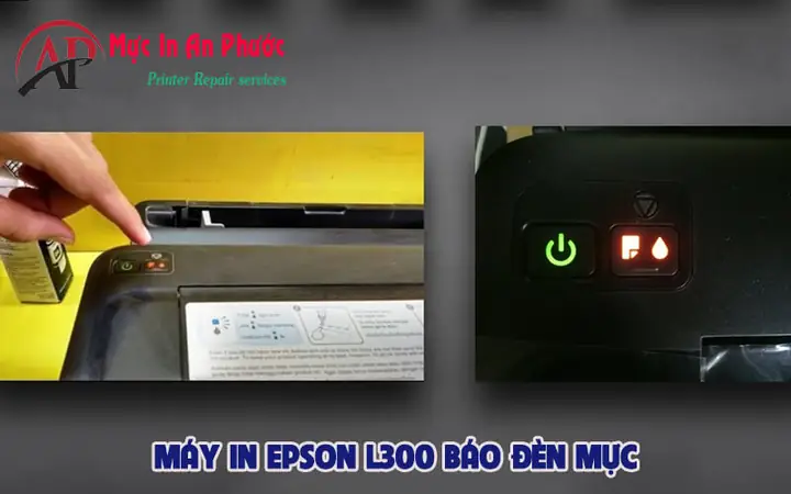 Epson L110 Báo Đèn Mực