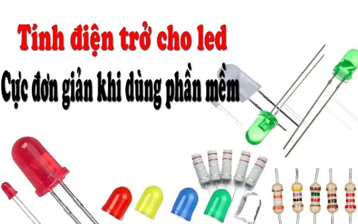 Gắn Điện Trở Cho Đèn Led