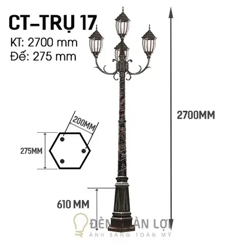 Giá Cột Đèn Công Viên