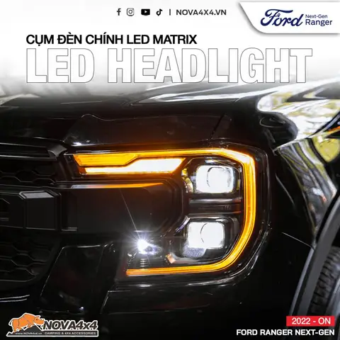 Giá Cụm Đèn Pha Ford Ranger
