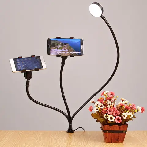 Giá Đỡ Điện Thoại Livestream Có Đèn