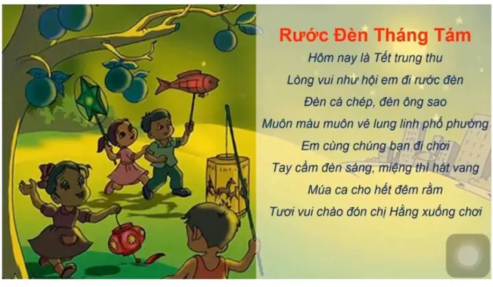 Giáo Án Thơ Rước Đèn Tháng 8